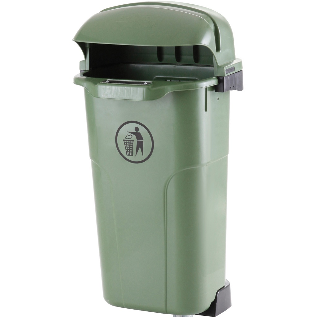 URBAN BIN 50L urbānais poga un sienas spainis - zaļš