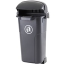 URBAN BIN 50L urbānais statņu un sienas spainis - melns