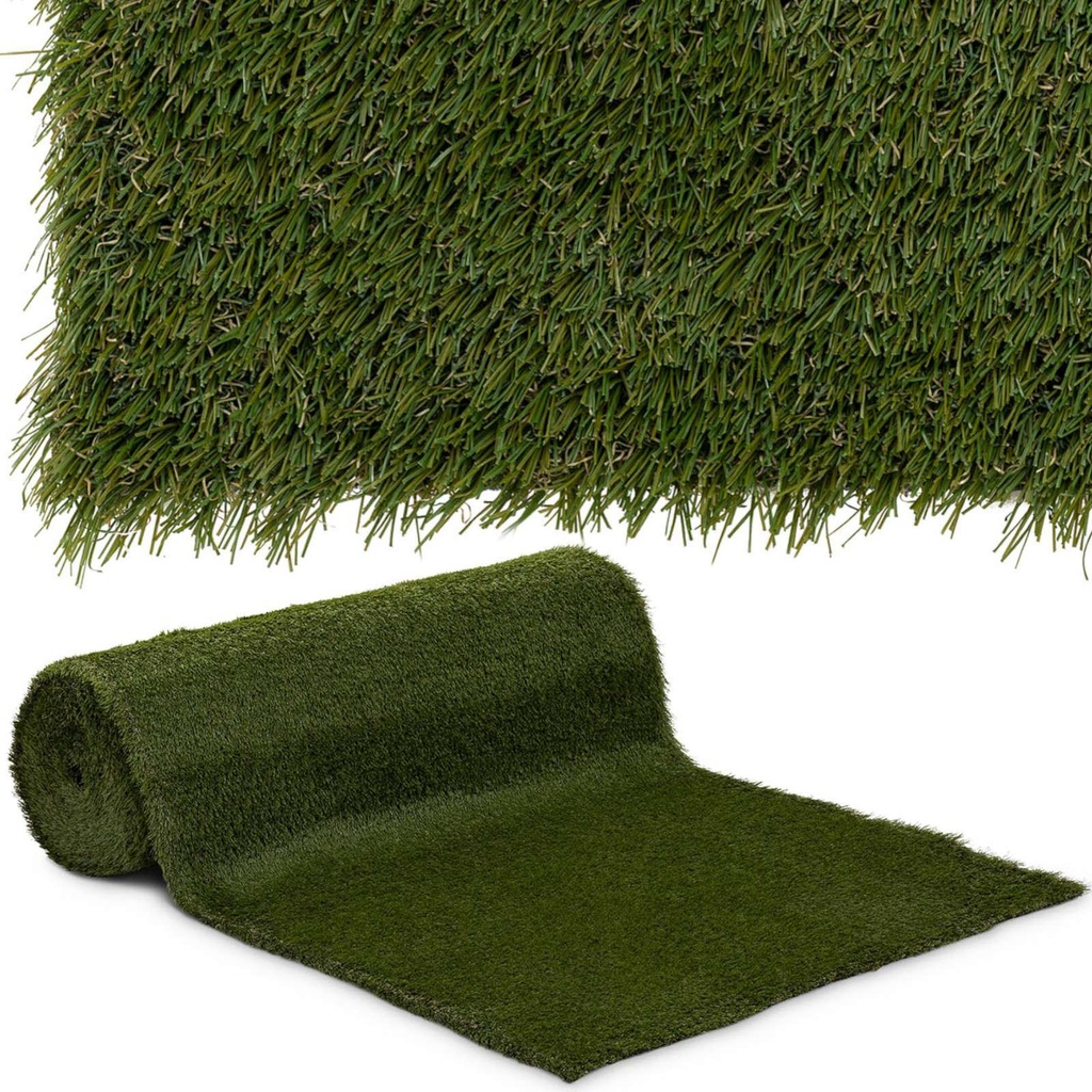 Mākslīgā zāle balkonam terasei mīksta 30 mm 20/10 cm 100 x 1000 cm