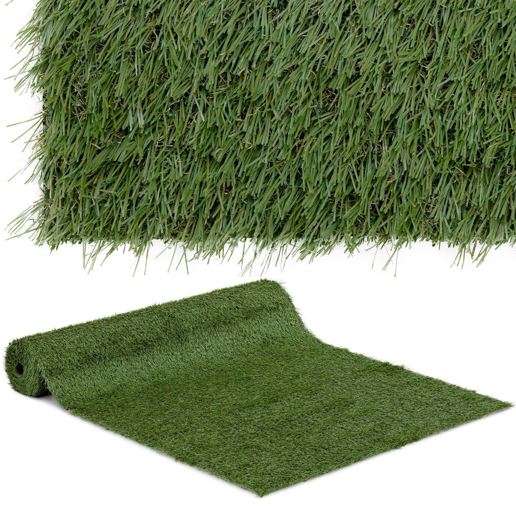 Artificial grass for terrace balcony soft 30 mm 14/10 cm 100 x 400 cm