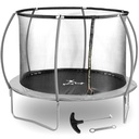 Garden trampoline with net and spring cover ¶ 305 cm up to 100 kg black-gray