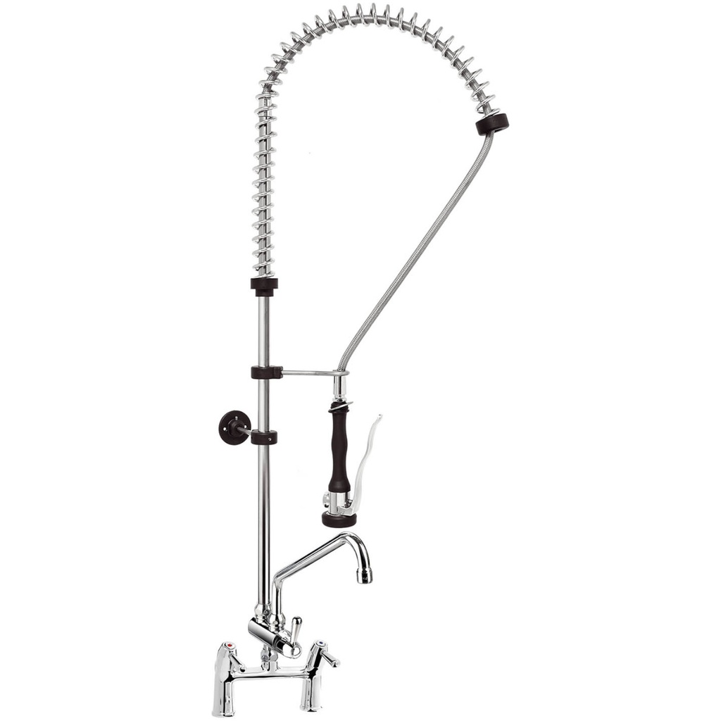 Catering kitchen sink mixer with spout tap 100 cm