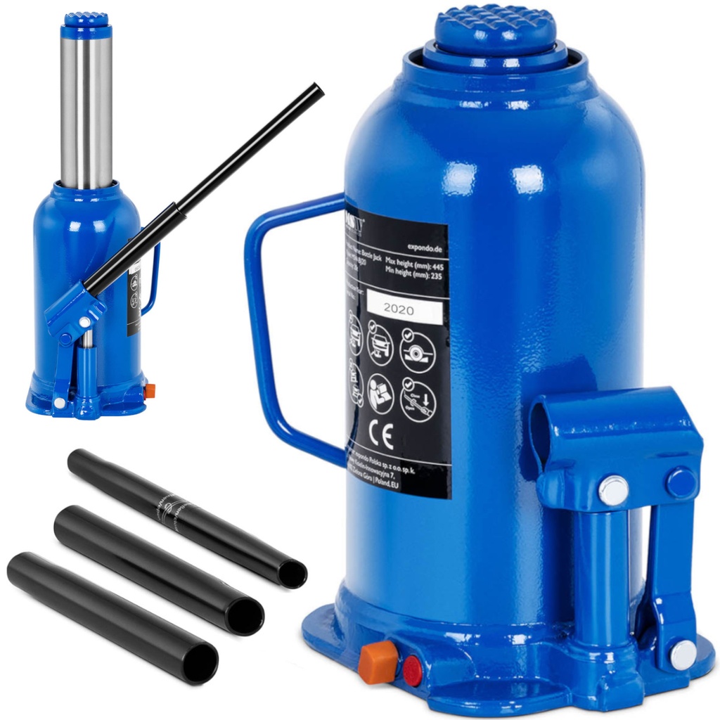 Hydraulic bottle post jack 235 - 445 mm 20 t