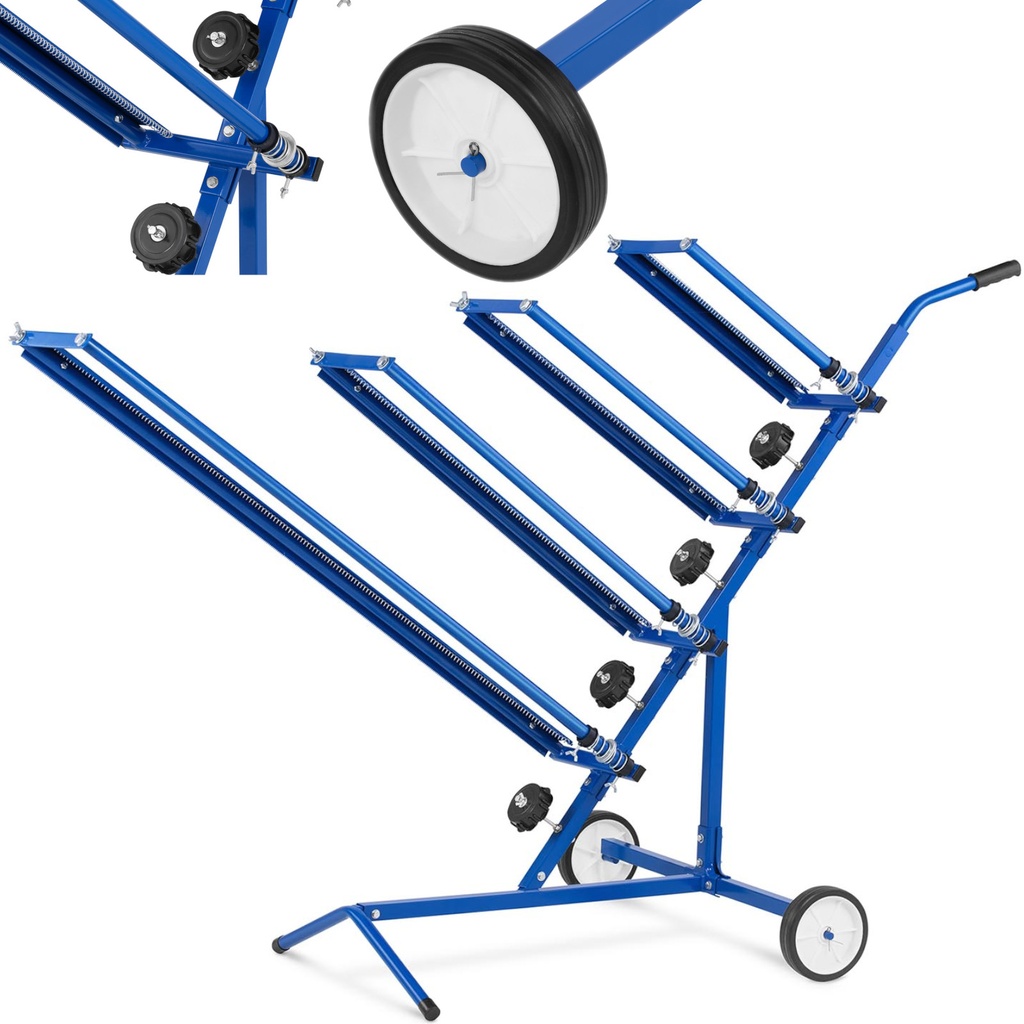 Paper painting cart stand 30 - 100 cm for 4 rolls