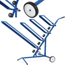 Paper painting cart stand 30 - 100 cm for 4 rolls