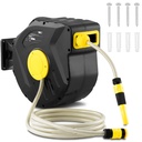 Įtraukiama sodo žarna su automatine sienine rite 20 m + 3 m 3/4''