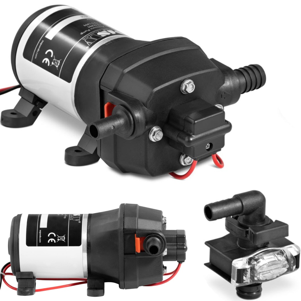 Pressure water pump for yacht boat camper 12.5 l/min 12 V 2.4 bar