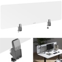 Desk partition wall acrylic panel 150 x 40 cm