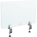 Glass desk partition wall 75 x 40 cm