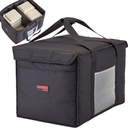 Thermal delivery bag for transporting lunchbox pizza 53.5 x 35.5 x 35.5 cm