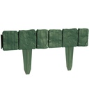 Palisade lawn edging imitation stone STONE 2.5m - green