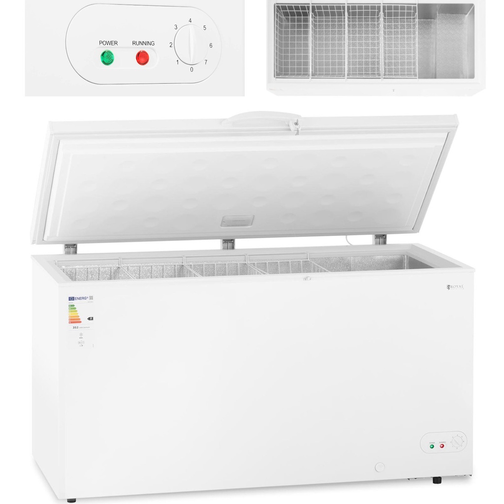 Užrakinama šaldymo kamera 4 krepšiai 459 l -12-28 C 135 W
