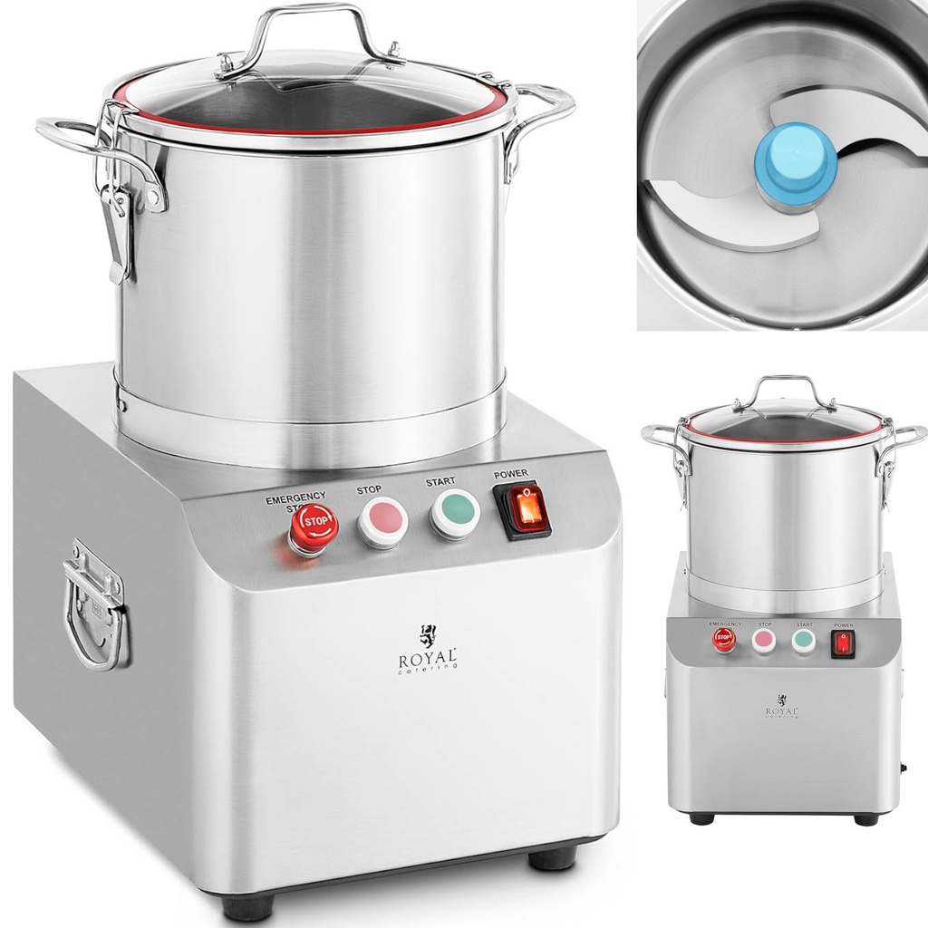 Virtuvinis kombainas mėsai smulkinti, mėsai pjaustyti, daržovėms pjaustyti 1400 aps/min 10 l 750 W