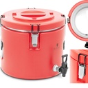 Catering catering thermos with tap for transporting beverages 15 l