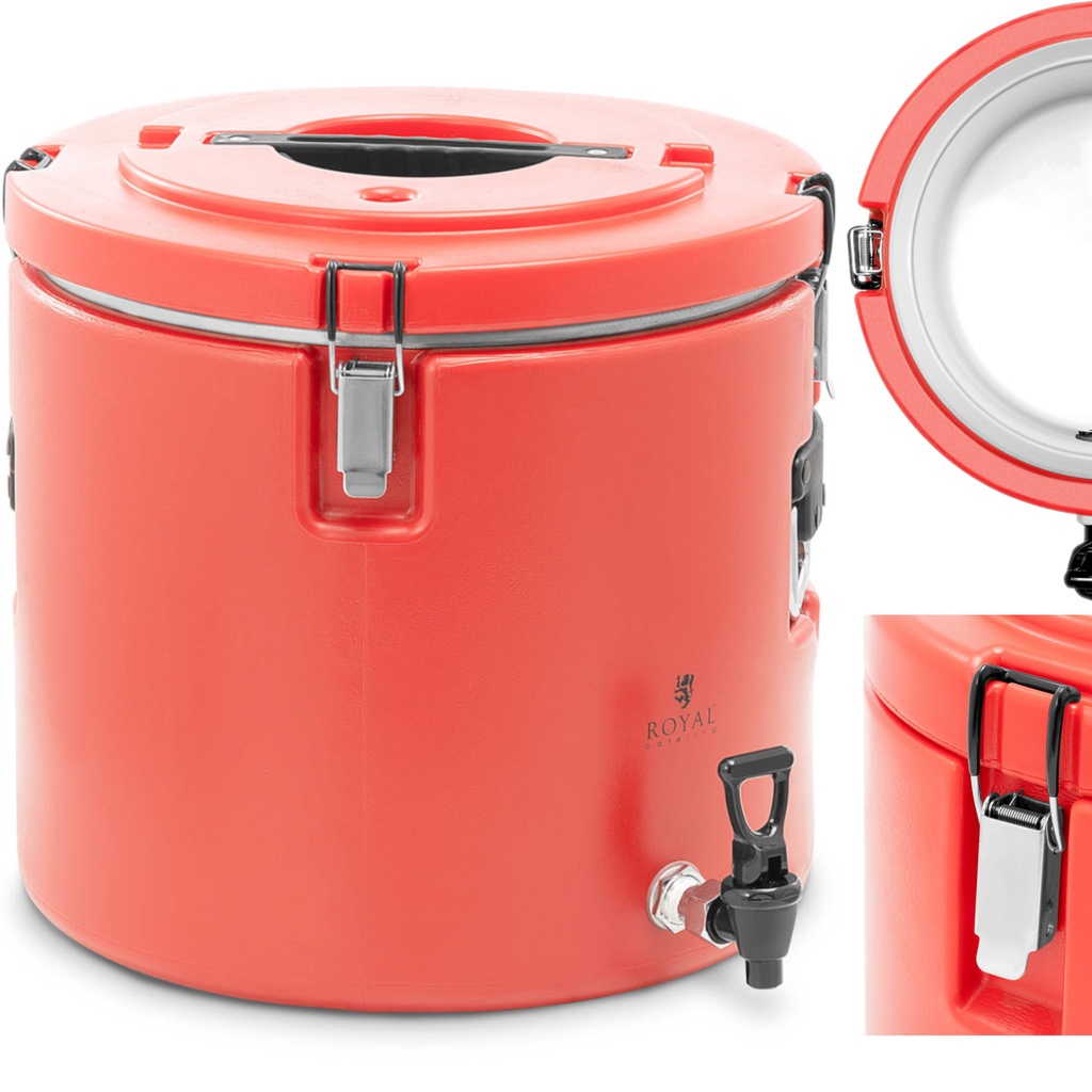 Catering catering thermos with tap for transporting beverages 30 l
