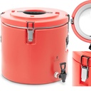 Catering catering thermos with tap for transporting beverages 30 l