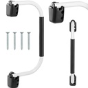 Handle railing auxiliary handle for boat canoe trailer aluminum white