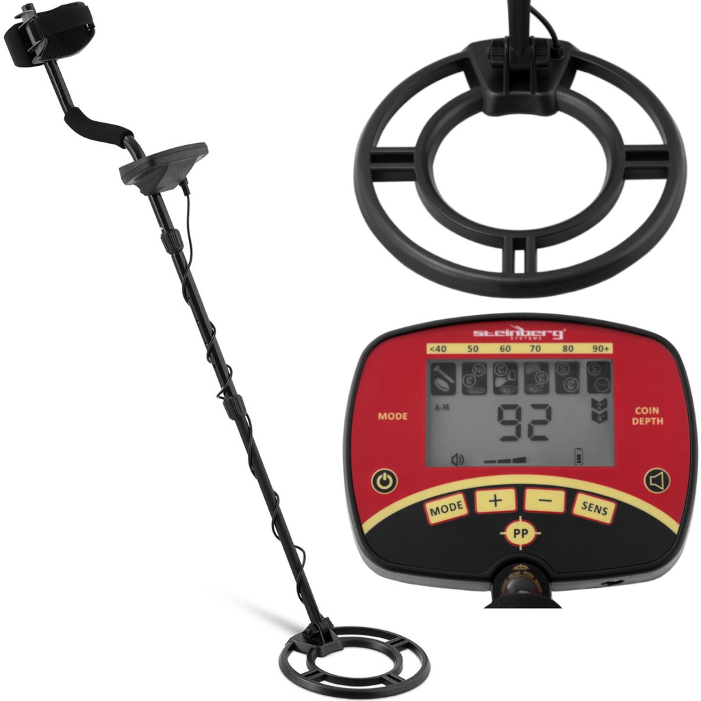 Detector metal detector range up to 24 cm coil diameter 25 cm