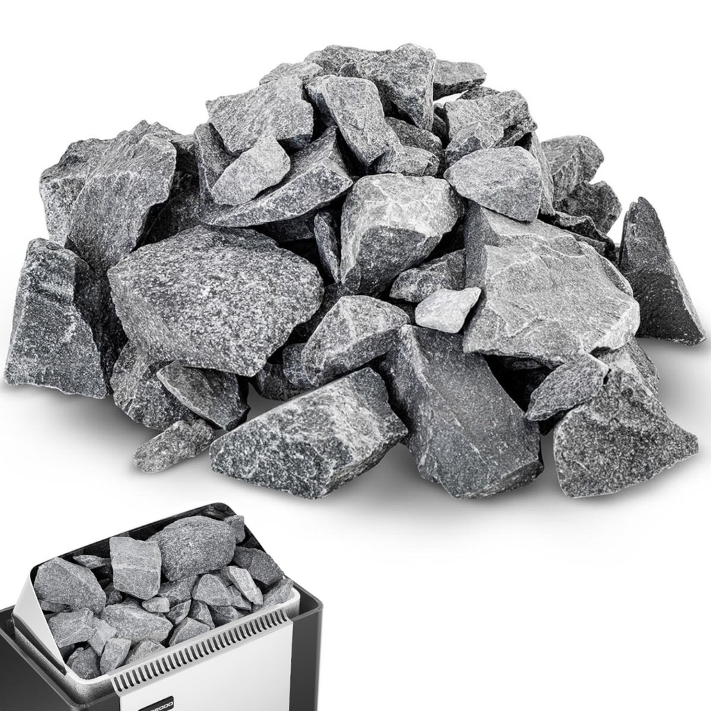 Heating stones for sauna stove 20 kg
