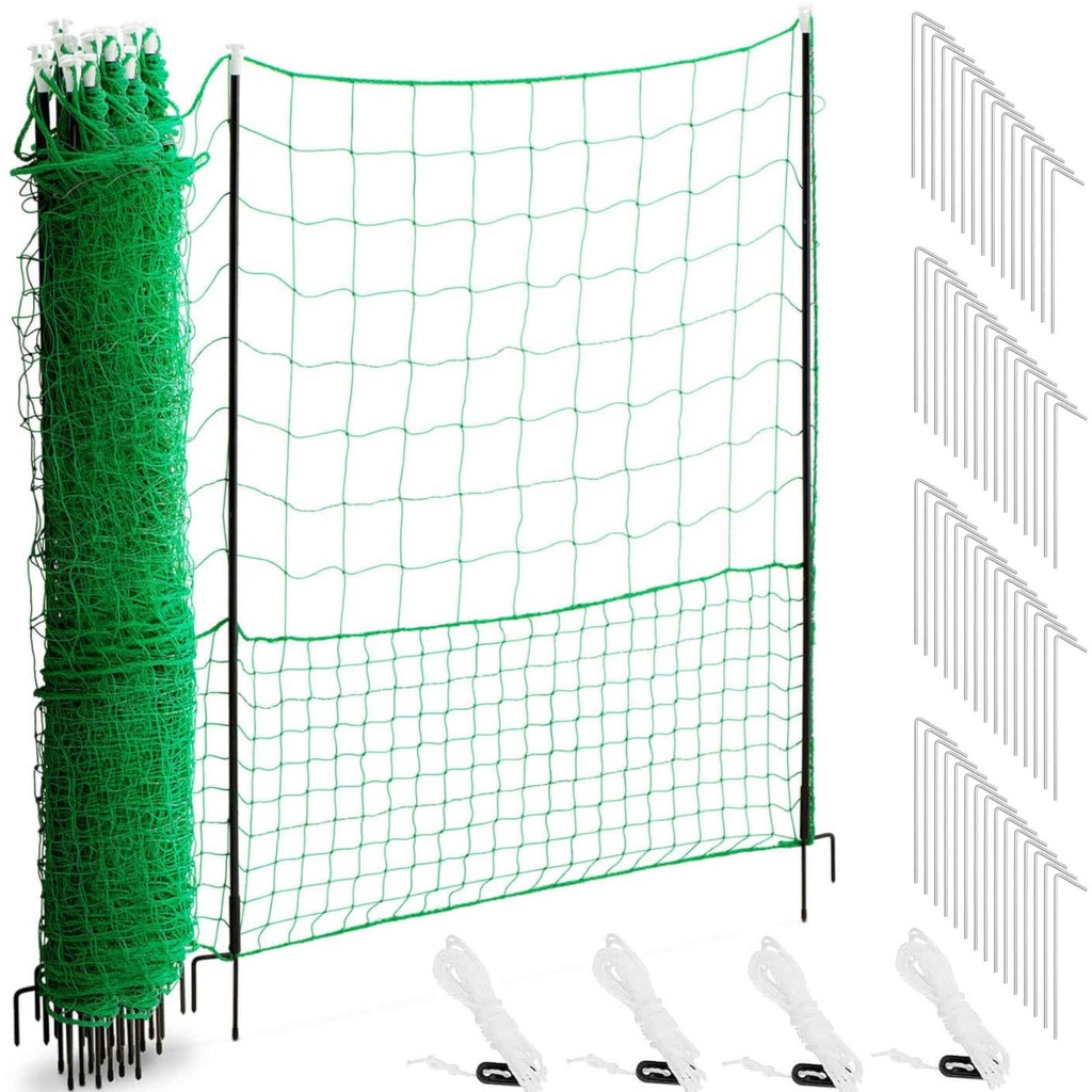 Safety net breeding fence for poultry 1,25 x 50 m