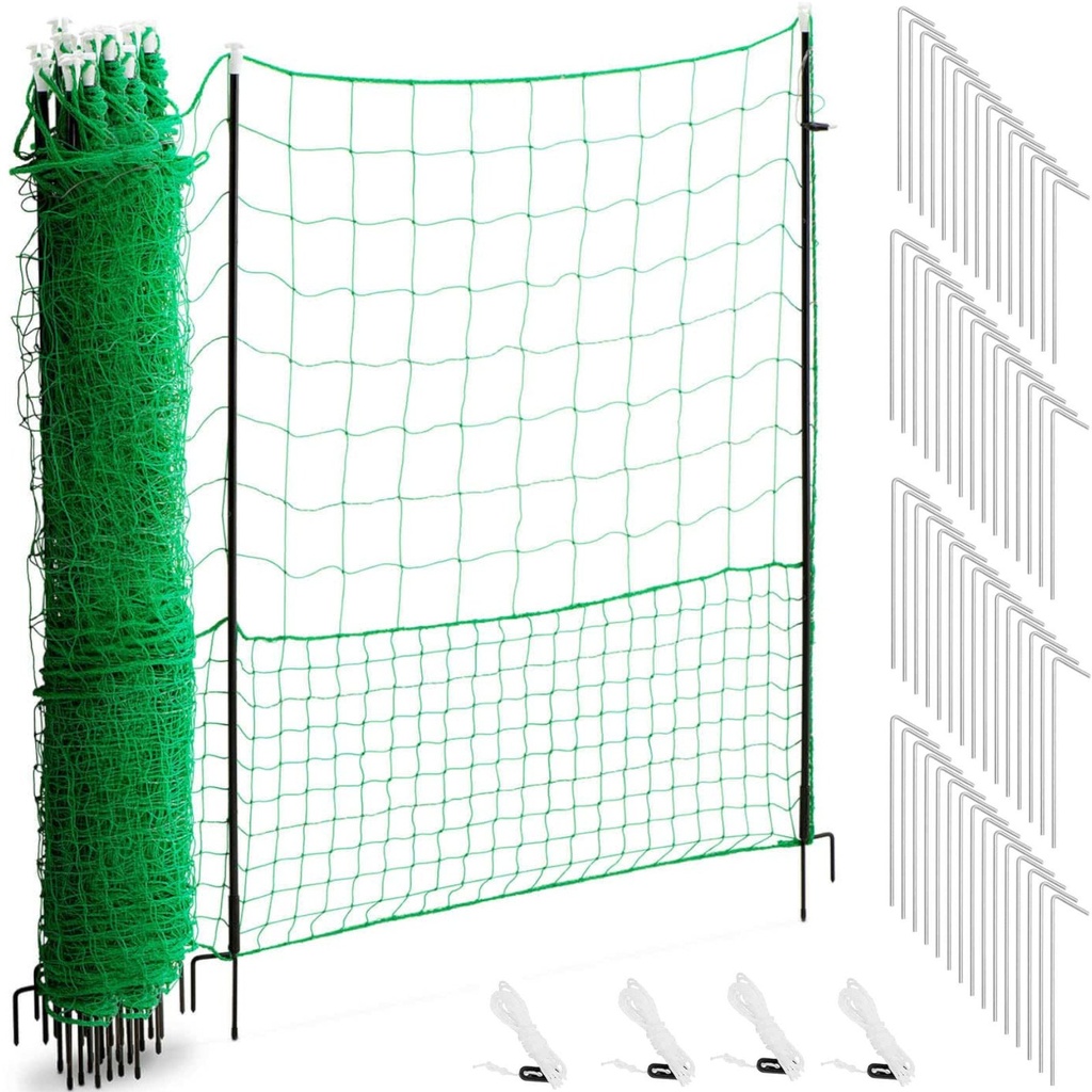 Safety net breeding fence for poultry 1,25 x 50 m