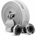Gaisrininko plokščiojo putplasčio vandens žarna su 2'' storz jungtimi 52 mm 8-24 bar 30 m