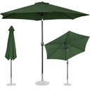 Garden umbrella round large tilt with crank 300 cm diameter green.