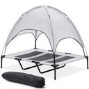 Dog bed bed with canopy folding 122.5 x 91.5 x 109 cm