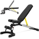 Bench training oblique bench adjustable for exercise up to 150 kg