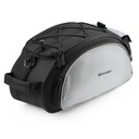 Bike rack bag with shoulder strap 13l black