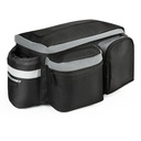 Bike rack bag with shoulder strap 6l black