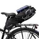 Capacious bicycle under seat bag seat bag large 12 l black