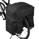 Capacious 60 l bike bag for trunk + rain cover black