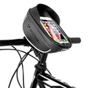 Handlebar bike bag with phone case 1 l black