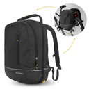 Bike bag double backpack 2in1 30l black