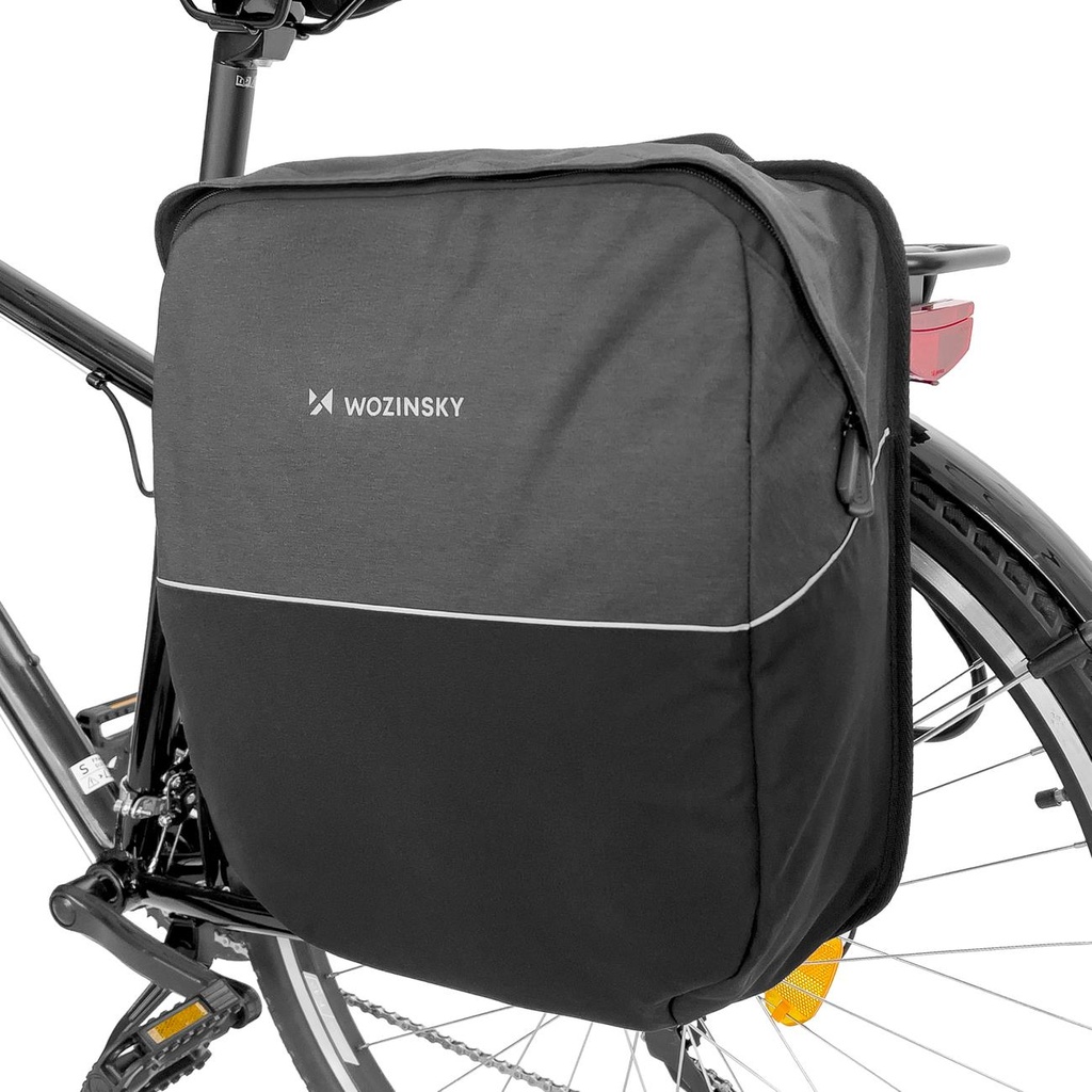 Bike rack pannier 20l black