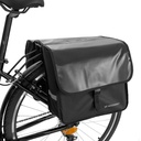 Bike rack pannier double 28 l black