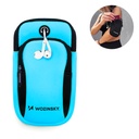 Running phone armband blue