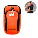 Running phone armband orange
