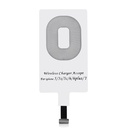 Adapter for Qi wireless charging Lightning inductive insert white