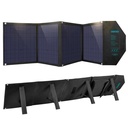 Large solar charger 80W foldable DC USB C 2xUSB PD QC black