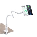 Flexible phone holder with wireless charger 10W white