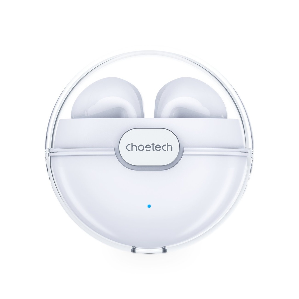 TWS wireless headphones with charging case white
