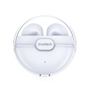 TWS wireless headphones with charging case white