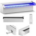 Sodo tvenkinio krioklio snapelio sieninė kaskada su LED apšvietimu 30 cm