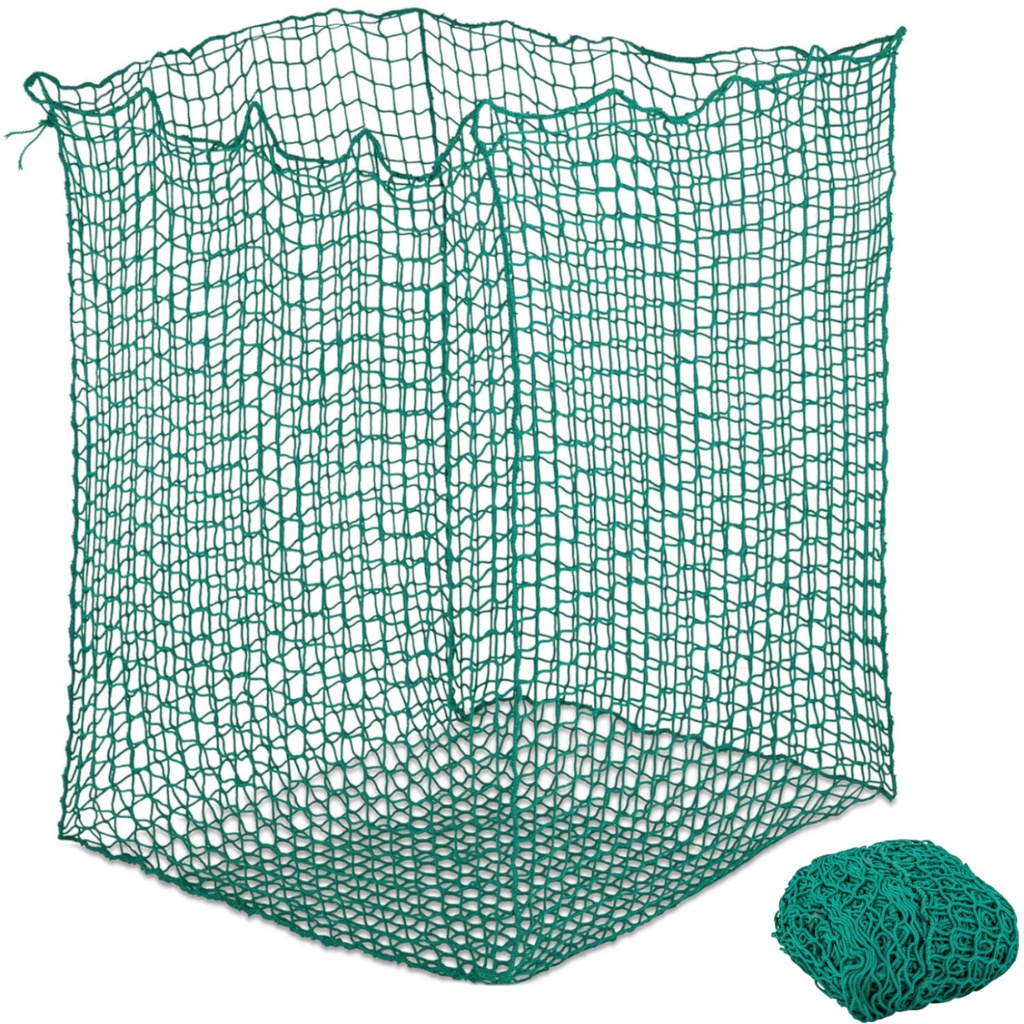 Šieno tinklas rulonų ritiniuose žirgams šerti akių dydis 60 x 60 mm 1,4 x 1,4 x 1,6 m