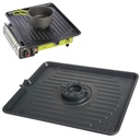 Grill grate for tourist gas stove with burner function Cast iron