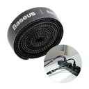 Kabelių organizatoriaus "Velcro" juosta 1 m juoda