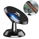 Car dashboard phone holder magnetic 360 black