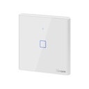 Single channel touch light switch WiFi button white T2EU1C-TX